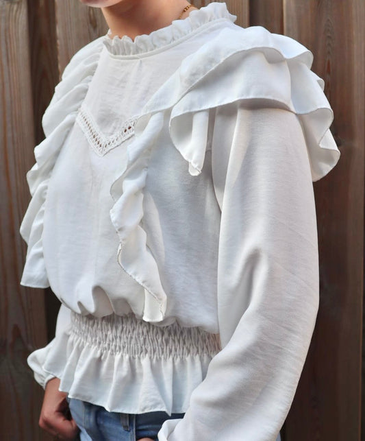Ivy blouse wit