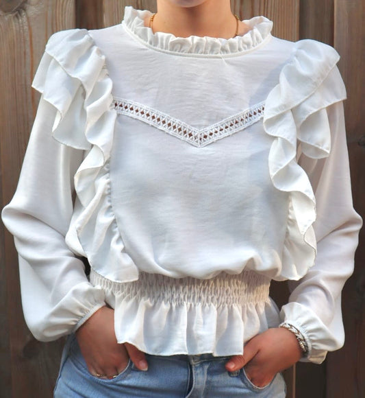 Ivy blouse wit